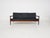 Mid-Century Modern Sofa with Black Vinyl Upholstery, 1960s For Sale - Image 3 of 10