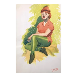 1956 Peter Pan Watercolor by Braun