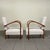 Art Deco Italian Armchairs in Curved Wood, 1930s, Set of 2 For Sale - Image 15 of 15