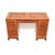 Art Deco Figured Walnut Leather Top Desk, 1930 For Sale - Image 3 of 11