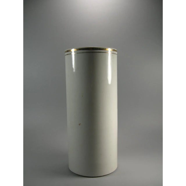 Chinese 20th Century Chinese Qianjiang-Glaze Hat Holder Vase For Sale - Image 3 of 12