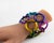 David Spada Modernist Rainbow Multicolor Aluminum Bangle Bracelet For Sale - Image 4 of 14