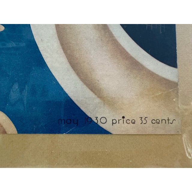 Original period front cover from the May 1930 issue of ASIA magazine, featuring two stylized llamas or alpacas with...
