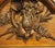 Circa 1900 Carved French Oak Overdoor Panel With Dog and Hunt Trophy For Sale In Dallas - Image 6 of 15