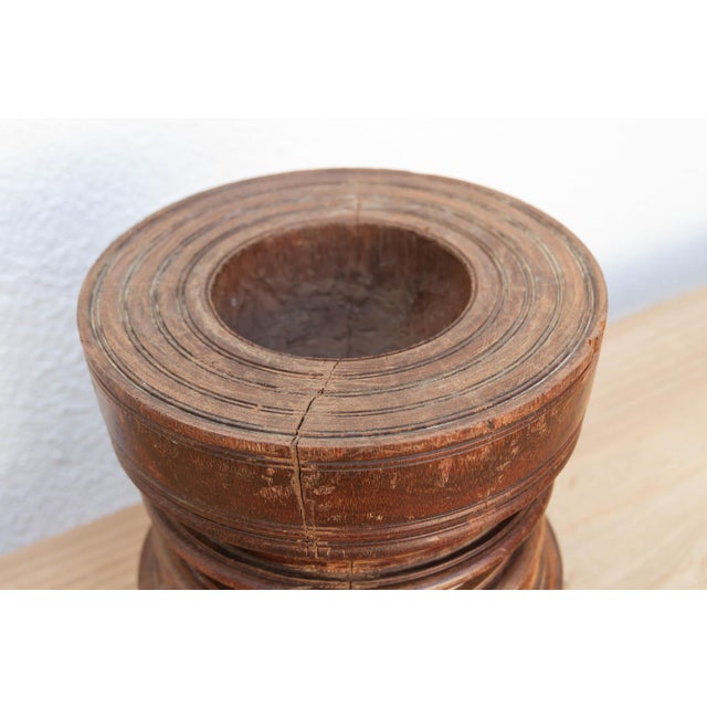 Antique Kitchen Teak Grinder For Sale In Los Angeles - Image 6 of 10