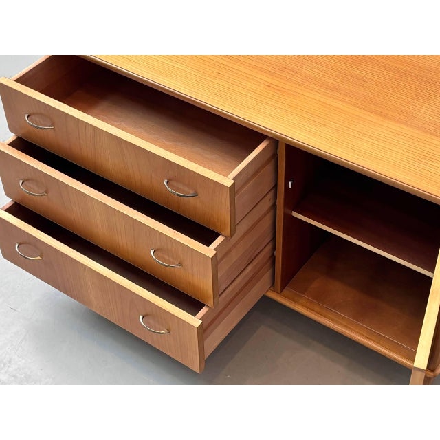 Mid-Century Modern Sideboard in Teak, 1950s For Sale - Image 15 of 17