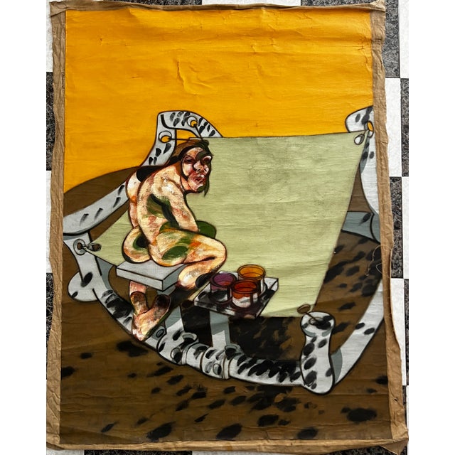 Donald Tibble, Composition, 1970s, Oil on Canvas For Sale - Image 3 of 4