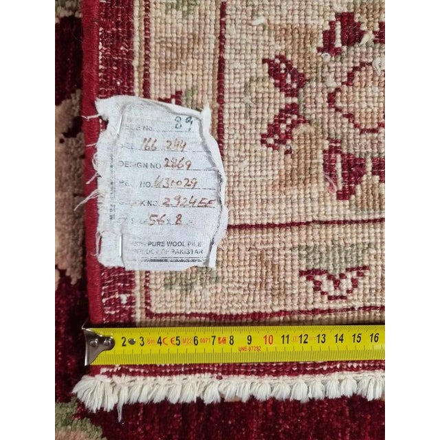 Vintage Hand-Knotted Ziegler Rug For Sale - Image 4 of 5