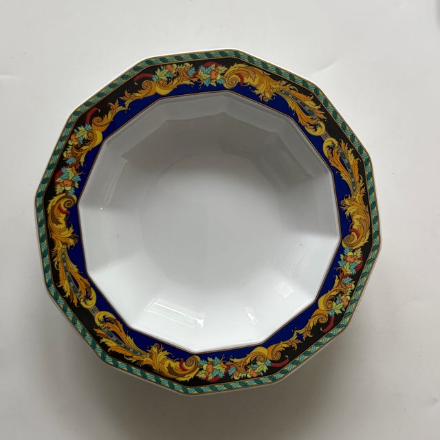 Le Roi Soleil Rim Soup Plate by Versace for Rosenthal, 1990s For Sale - Image 6 of 6