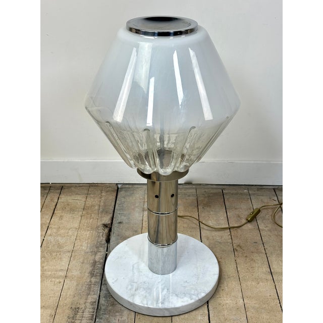1960s Diamond Lamp in Murano Glass, Italy, 1970s For Sale - Image 5 of 14