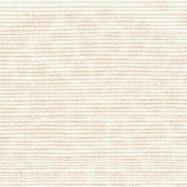 Contemporary Schumacher Chrysanthemum Sisal Wallpaper in Blush For Sale - Image 3 of 4