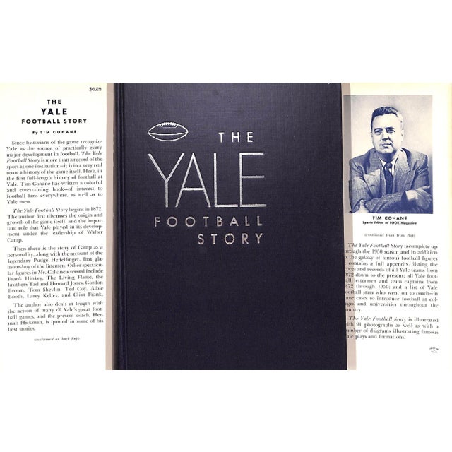 COHANE, Tim [369] pp. G.P. Putnam's Sons 1951 8 3/4" x 6" Inscribed Christmas-1951 w/ appendices of Yale lettermen...