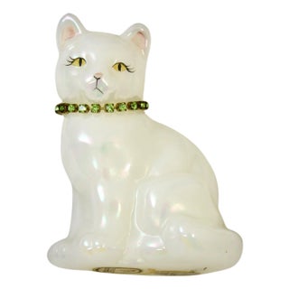 Fenton Art Glass Cat For Sale
