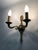 1950s Empire Double-Light Bronze Arrow Wall Sconces, 1950s, Set of 2 For Sale - Image 5 of 10