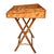 Vintage Bamboo and Woven Rattan Folding Butler Tray Stand, Coastal Campaign For Sale - Image 11 of 13