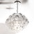 Mid-Century Hexagonal Prism & Frosted Glass Diffuser Chandelier by Veb Ebersbach For Sale - Image 4 of 18