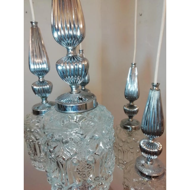 Metal Ceiling Lamp, 1960s For Sale - Image 7 of 18