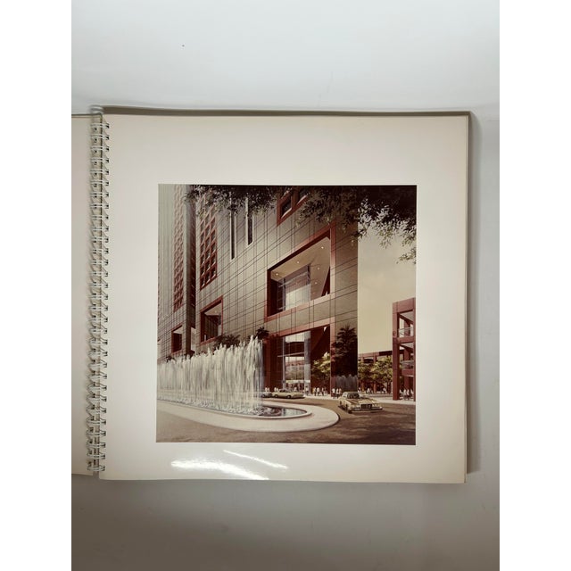1980s Illustrated Elephant Folio, Skidmore Owings & Merrill, Architects Master Plan Proposal - "Twin Towers", Singapore - 1 Book For Sale - Image 4 of 15