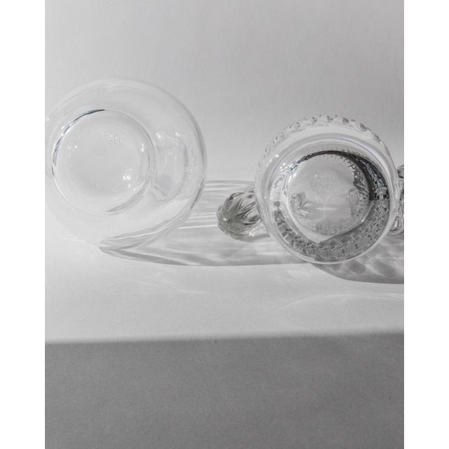 Vintage Murano Glass Decanters with Stoppers, 1980s, Set of 2 For Sale - Image 10 of 12