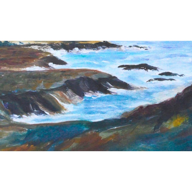 Vintage Big Sur Landscape -- Rocky Point For Sale - Image 4 of 5