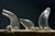 Postmodern Biomorphic Glass Sculpture Set Studio Glass Art | Modular Composition | 1980s-90s Object Description: This set...