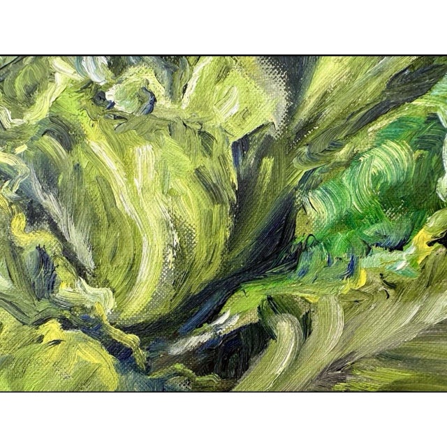 Mid 20th Century Original Oil Painting by Hollywood Legend Janet Gaynor Painting Is 11 X 16” Frame Is 19.5 X 23.5” For Sale - Image 5 of 11