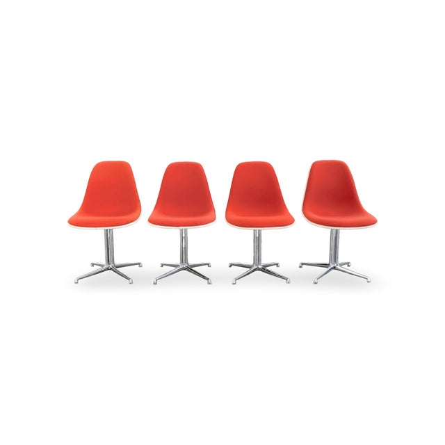 Vintage Fiberglass La Fonda Chairs by Charles Eames for Vitra, Set of 4 For Sale - Image 11 of 11
