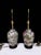 Mid-Century Modern Vintage Mid-Century Modern Handpainted Chinese Ginger Jar Table Lamps - Set of 2 For Sale - Image 3 of 4
