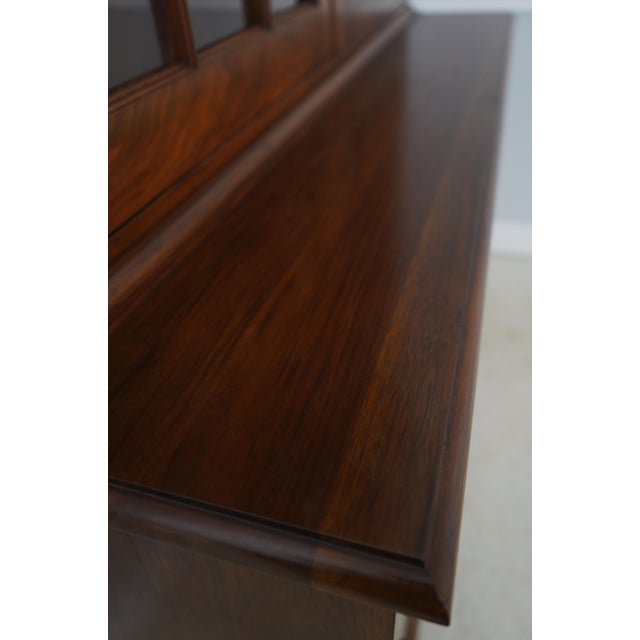 Country Chippendale Hand Crafted Walnut Cupboard For Sale - Image 16 of 18
