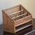 Mid 20th Century Vintage Mid-20th Century Wood & Cane Desk Organizer For Sale - Image 5 of 12