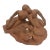 Vintage Mid-Century Raw Terracotta Figural Maquette – Hand-Modeled Organic Modern Couple Sculpture For Sale