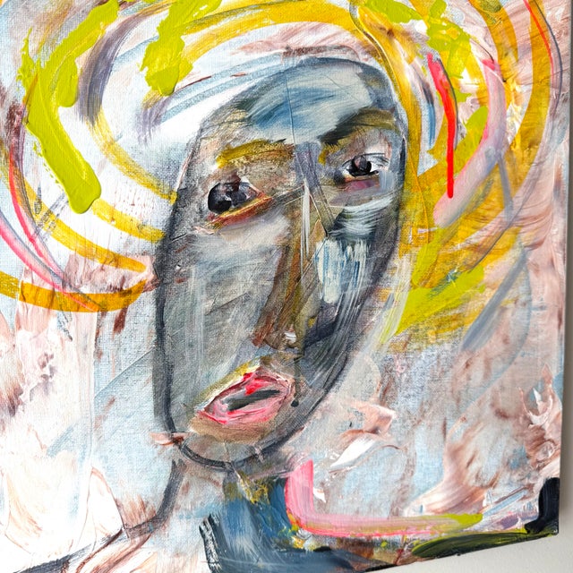 Gray Lady Surprise Painting For Sale - Image 4 of 6