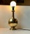 Large simplistically composed Table Lamp in solid brass from Danish ABO - Metal Art Studio. Manufactured and designed in...