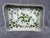 Plastic Vintage White Faux Wicker Green Ivy Vine Serving Tray For Sale - Image 7 of 18