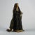 Statue sculpture in wax, votive of woman with black veil Madonna Addolorata measures 27 x 16 x h 44 category sculpture...