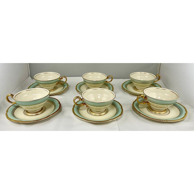 Vintage Castleton China Made in Usa Tremont Dinnerware Set for 12 1950-1962- 60 Pieces For Sale - Image 16 of 16