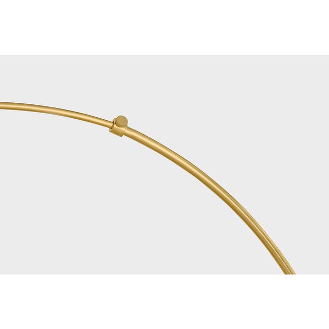 Mitzi Janie 22 in. 1 Light Floor Lamp in Aged Brass and True Bronze Finish For Sale - Image 9 of 13