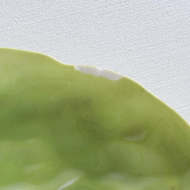 19th Century Antique Lettuce Ware Dishes - 8 pcs For Sale - Image 5 of 18