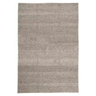 Contemporary Heathered Stone Flat-Weave Wool Rug by Doris Leslie Blau For Sale