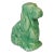 Shawnee Green Pottery Spaniel Dog Planter/Vase For Sale