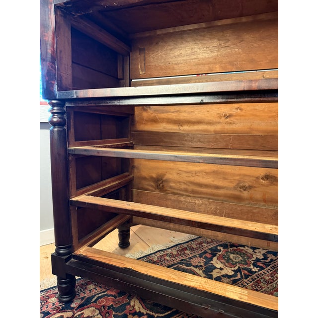 Wood Early 19th Century Butler's Desk For Sale - Image 7 of 10