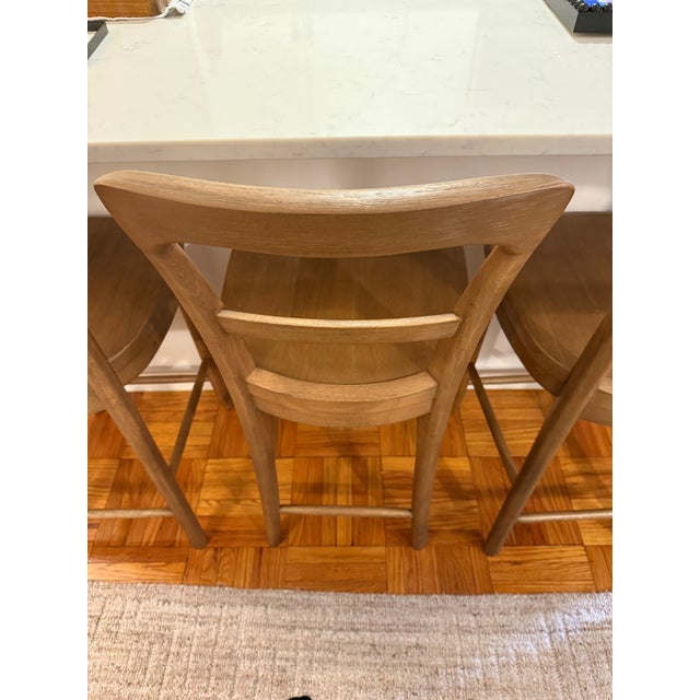 Pottery Barn Pottery Barn Cline Counter Stools in Antique Umber For Sale - Image 4 of 5