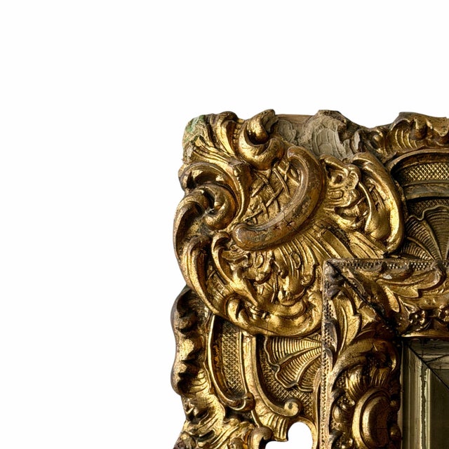 Early 20th Century Ornate Gilt Rococo Style Frame With Floral Still Life Painting For Sale In New York - Image 6 of 12