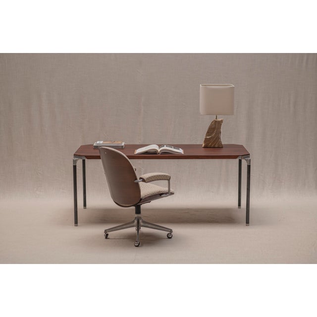 1970s Executive Desk by Luisa & Ico Parisi for Mim Roma, 1960s For Sale - Image 5 of 18