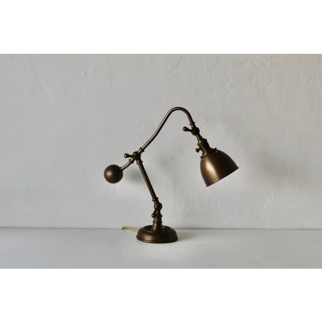 Vintage Visual & Comfort Brass Desk Task Lamp For Sale - Image 9 of 17