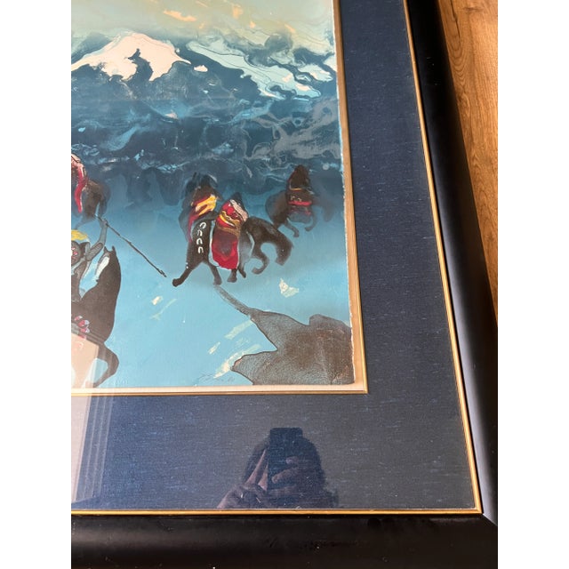 Earl Bliss "Rising to the Call of the Fog in the Morning" Serigraph 2/10 Signed For Sale - Image 4 of 11