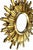 Mid-Century Modern Vintage French Giltwood Sunburst Wall Mirror, 1950s For Sale - Image 3 of 11
