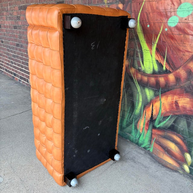 Josef Hoffman "Kubus" Sofa for Wittman Mid-Century Modern Tufted Leather For Sale - Image 12 of 12