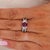 Gia Certified 2 Carat Burma Ruby Diamond Platinum Cocktail Ring, Size 5.75 For Sale - Image 11 of 13