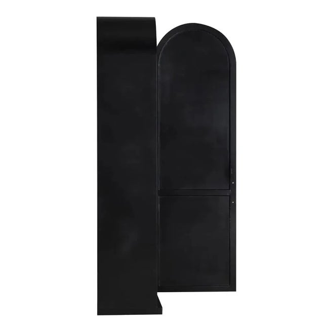 Not Yet Made - Made To Order NOIR New Tyrol Hutch, Left For Sale - Image 5 of 9